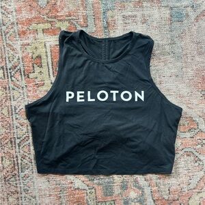 lululemon athletica Peloton Black Crop Top